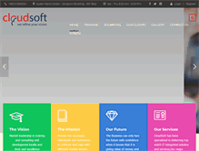 Tablet Screenshot of cloudsoftjo.com